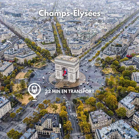 Apartment L'atelier Contemporain - Porte De Paris, Stade De France, Aeroport Cdg